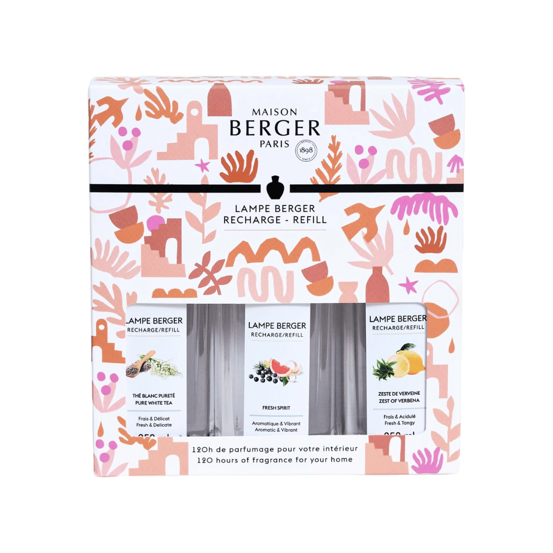 Set 3 Ricariche per diffusore catalitico Maison Berger 250 ml Estival Mix