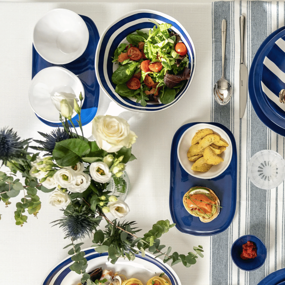 VASSOIO S "RIVIERA" BLU