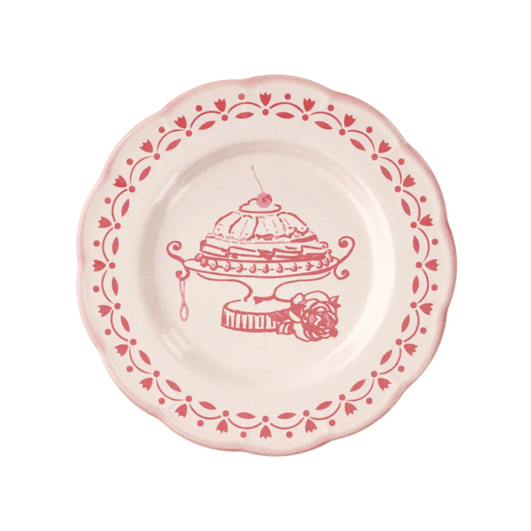 PIATTO DESSERT "JOSEPHINE" ROSA