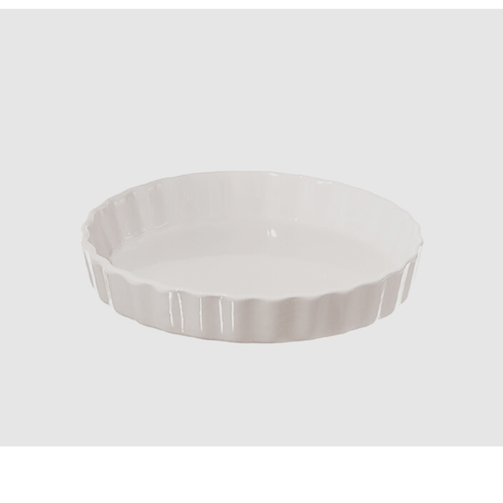 TEGLIA PER CROSTATA 25 CM IN PORCELLANA LINEA AREZZO