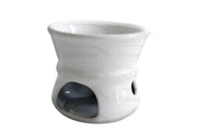 FORNELLINO BAGNA CAUDA BIANCO 130ML CM 12 IN PORCELLANA