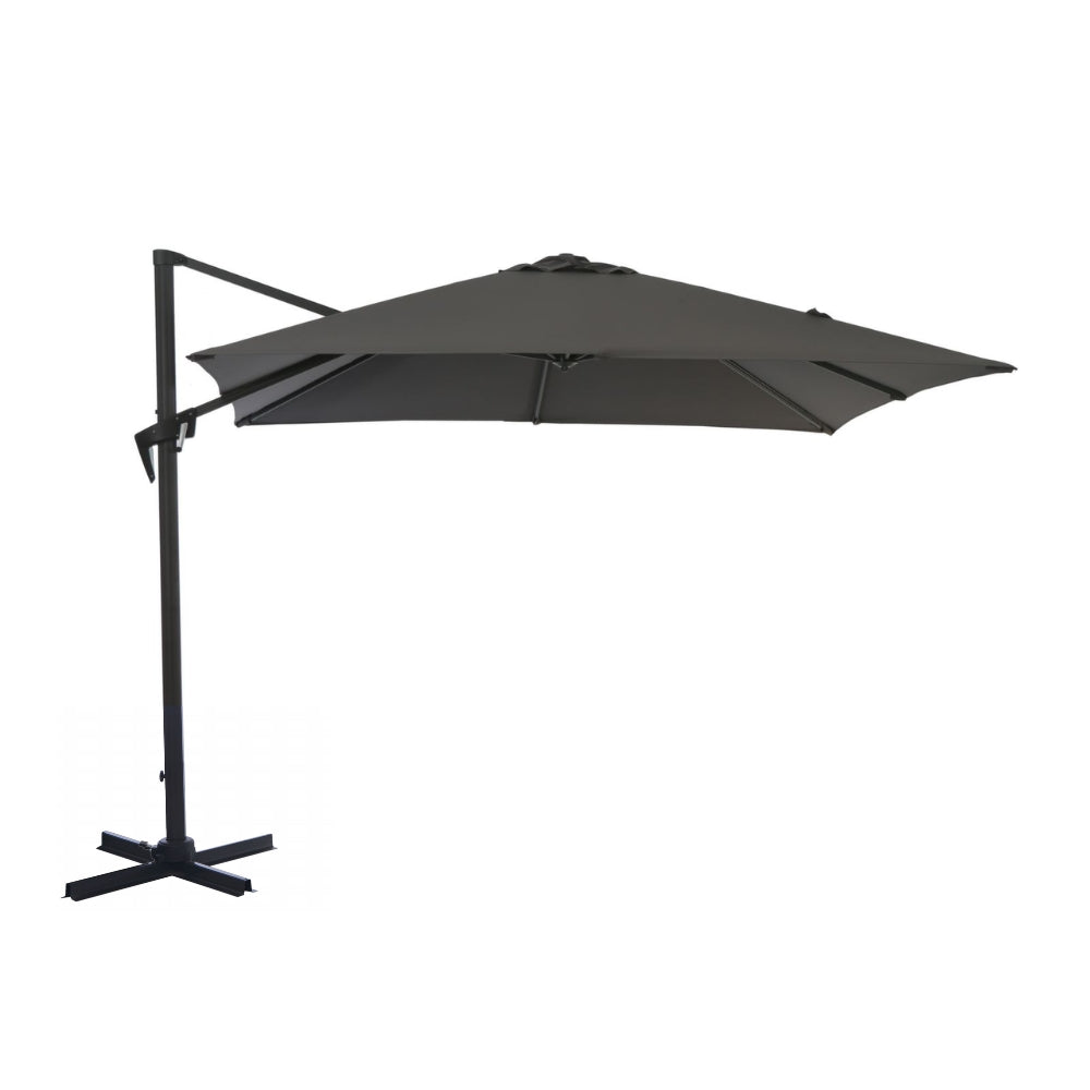 OMBRELLONE ROMA ORIENTABILE/RETRATTILE 3X4 GRIGIO