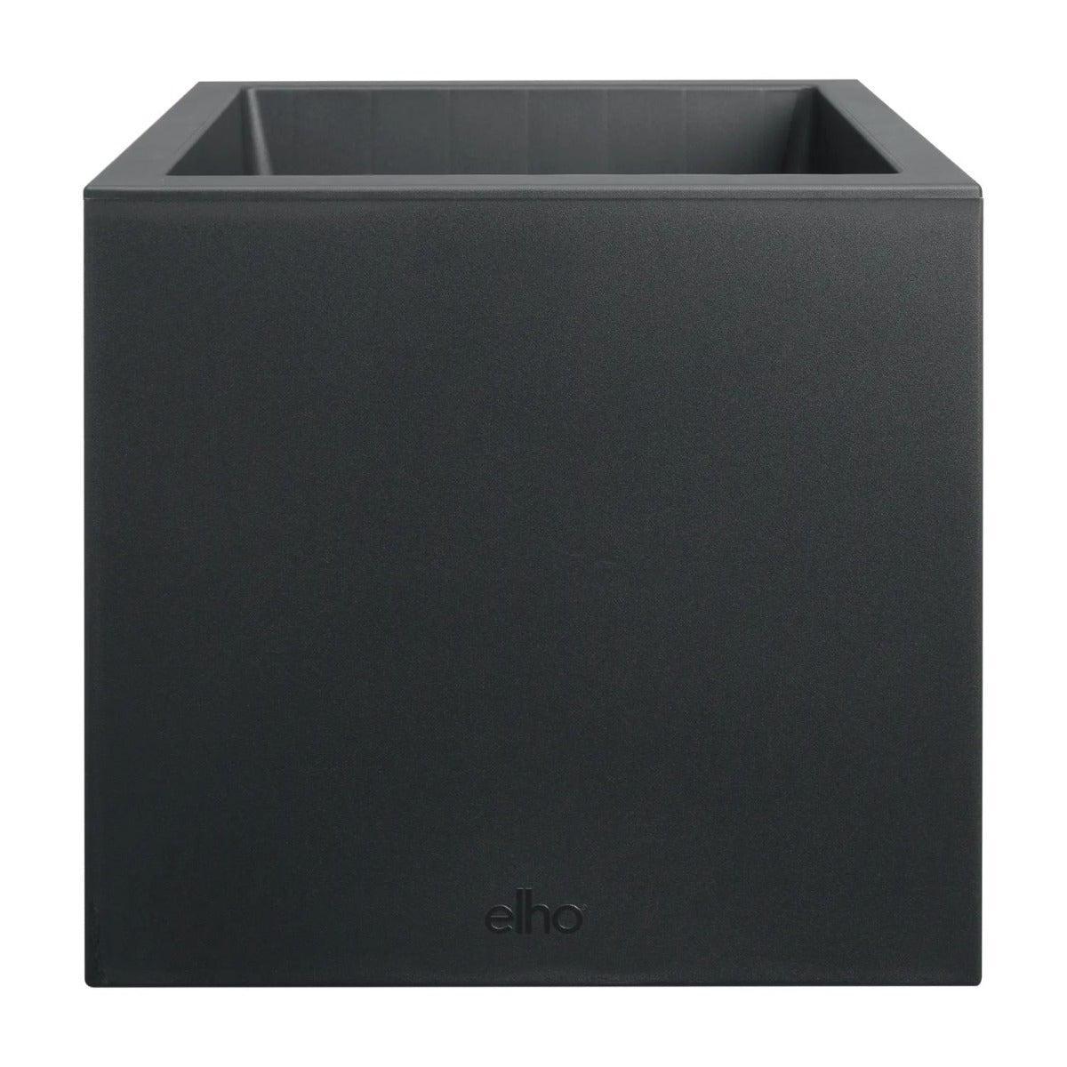 VASO VIVO NEXT SQUARE 30CM NERO