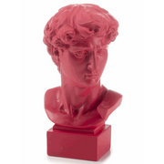 BUSTO ROSSO RUBINO DAVID DI MICHELANGELO 18 CM LAMART