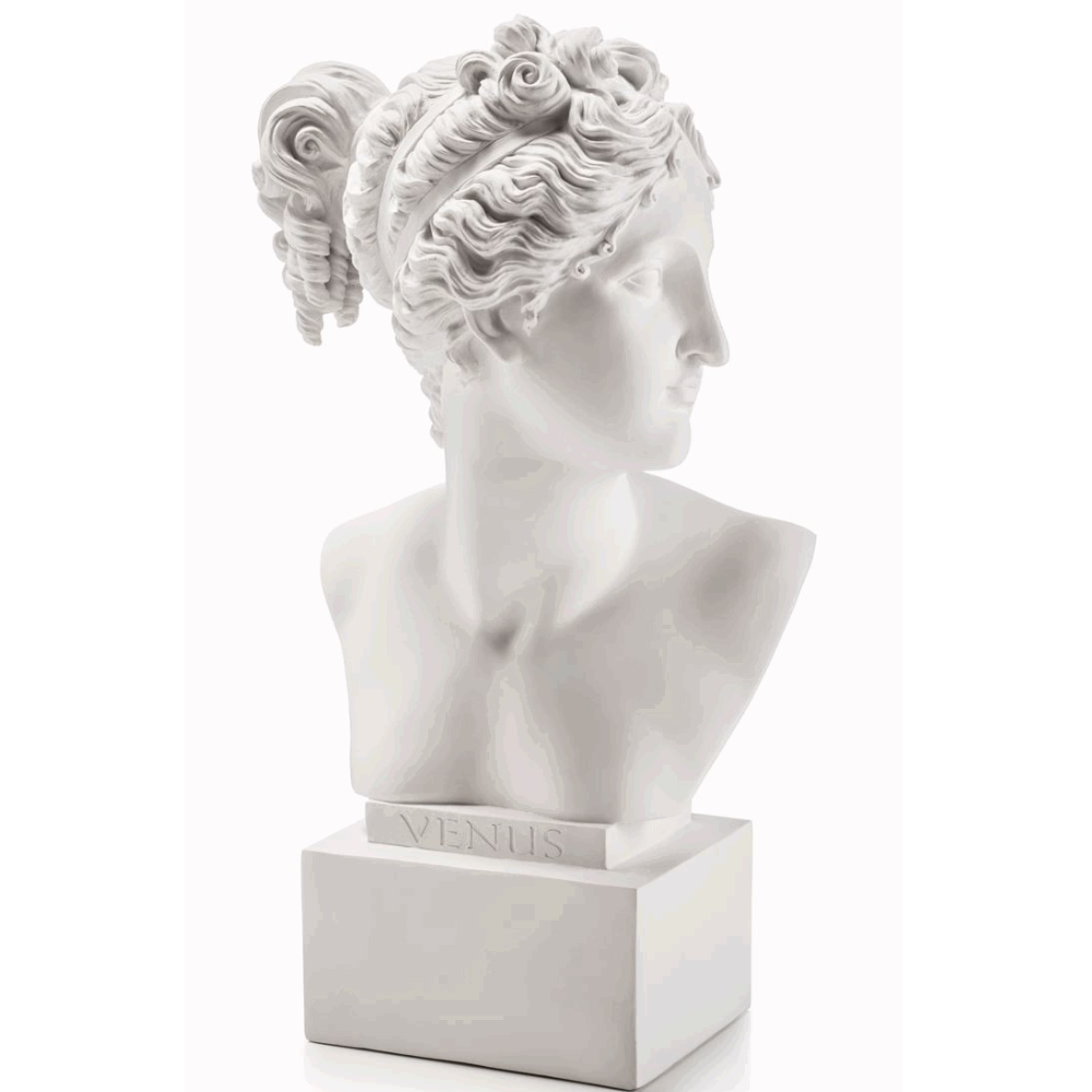 BUSTO VENERE BIANCO 19 CM LAMART