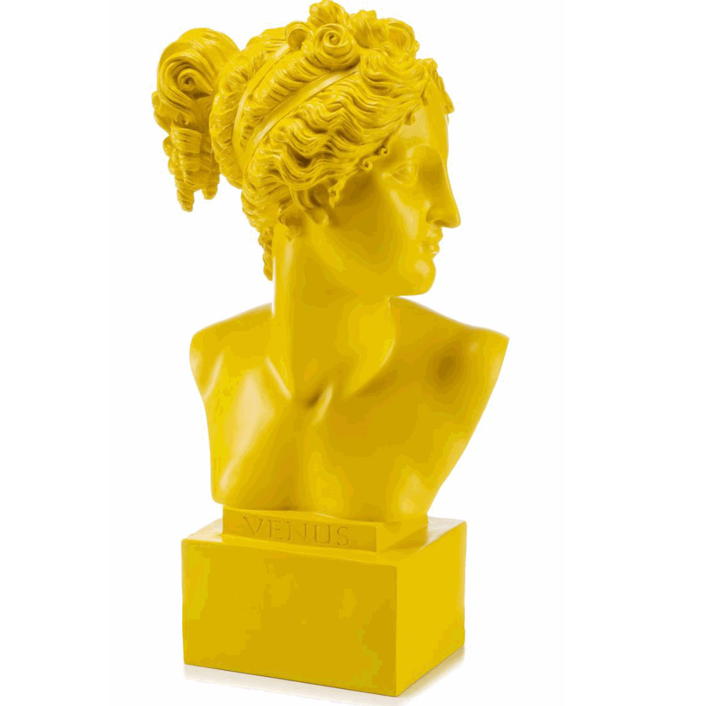 BUSTO VENERE GIALLO 19 CM LAMART