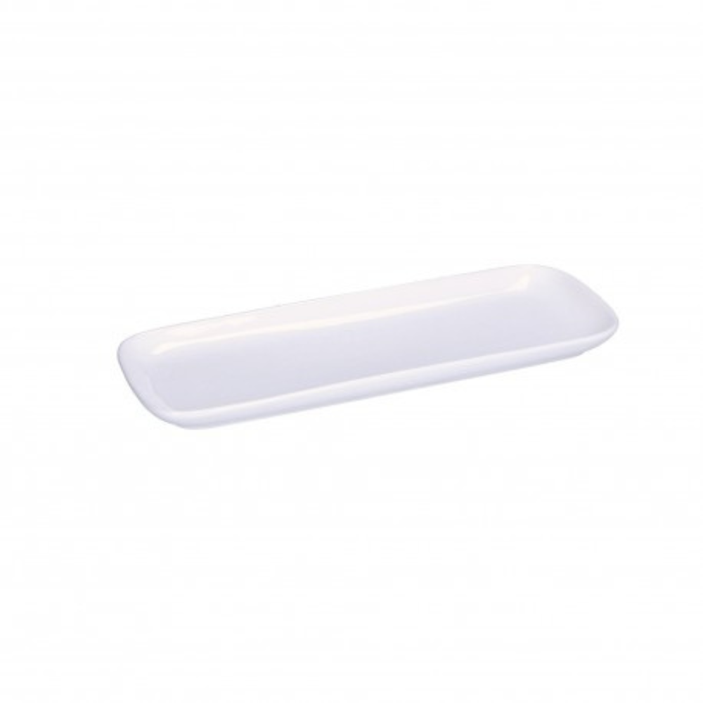 PIATTO RETTANGOLARE 30X11CM IN PORCELLANA ESSENZIALE NEW AGE