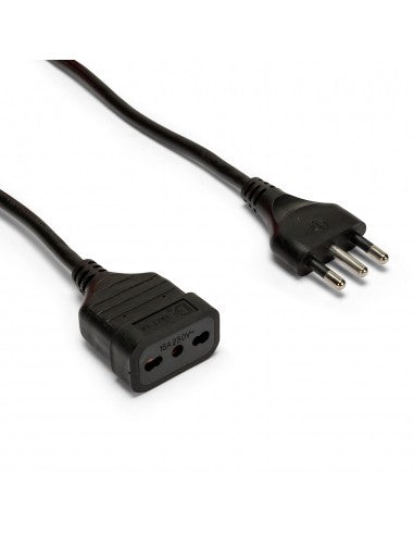 PROLUNGA 3 MT SPINA E PRESA 16A CAVO 3G1 MM² NERO