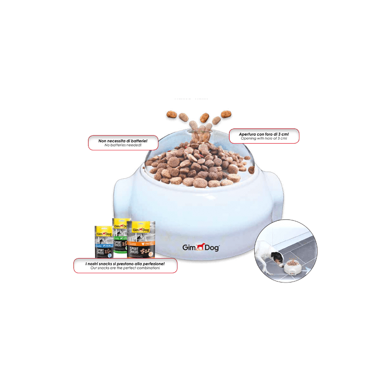 GIMDOG PUSH-N-POP 17.7 CM DISPENSER GIOCO PER CANE
