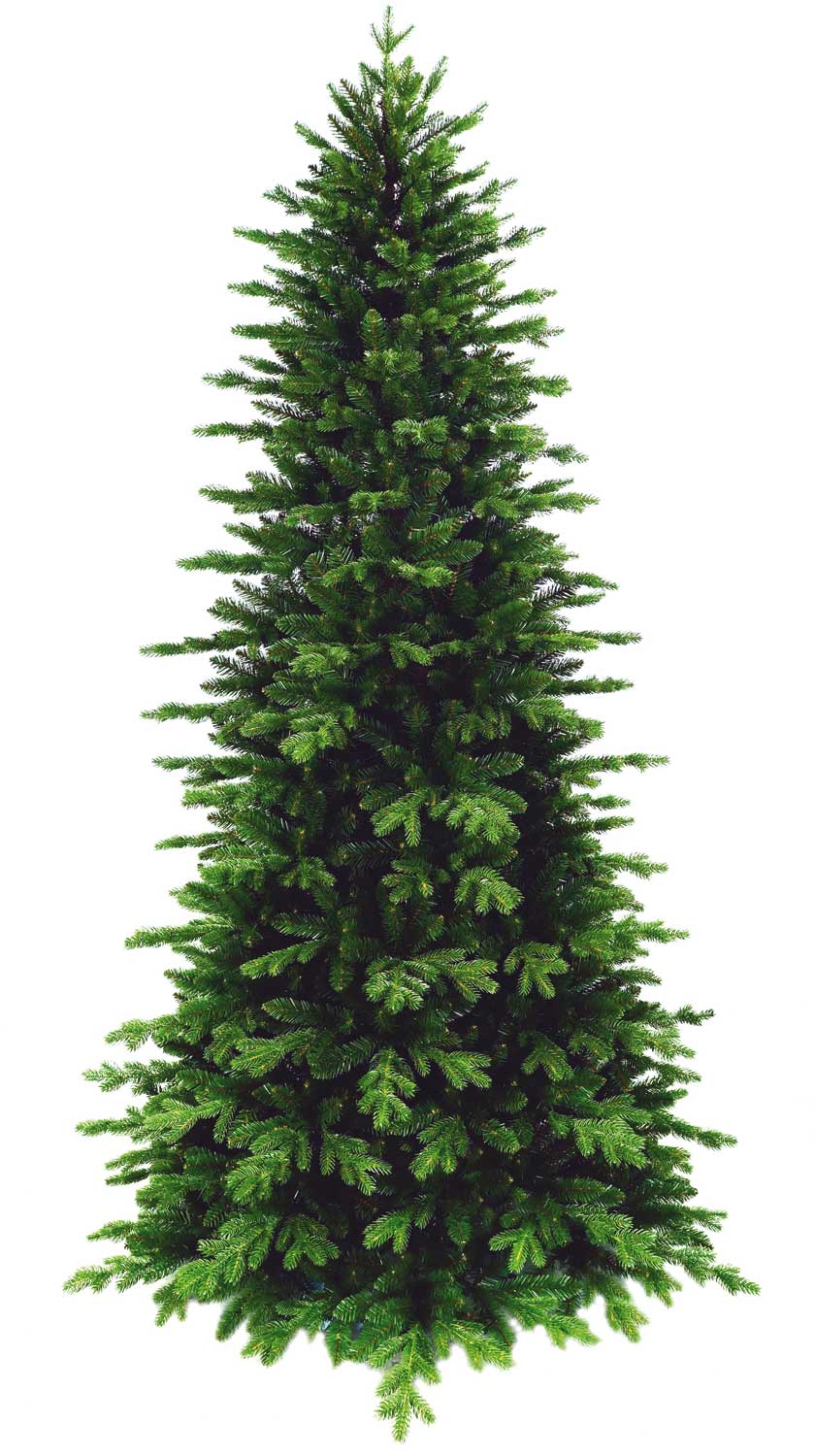 ALBERO DI NATALE 240CM OLD VALLEY SPRUCE VERDE SLIM VERDE
