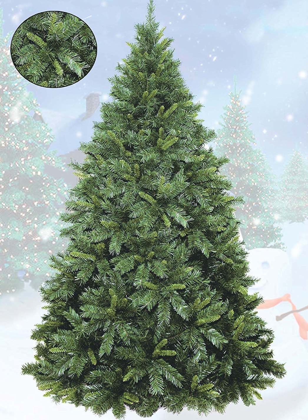 ALBERO DI NATALE 210CM QUEBEC VERDE