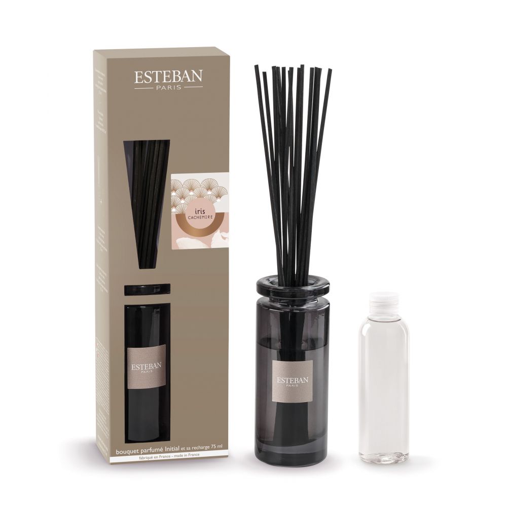 DIFFUSORE A BASTONCINO E RICARICA 150ML IRIS CASHMERE
