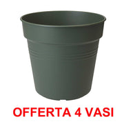 OFFERTA 4 VASO GREEN BASICS GROWPOT 30CM VERDE