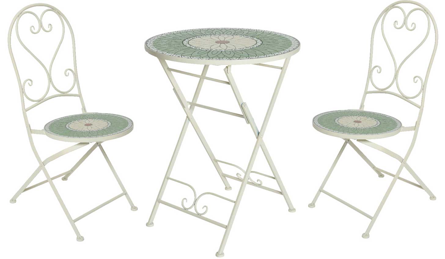 SET BISTROT VIGO TAVOLO 60CM + 2 SEDIE
