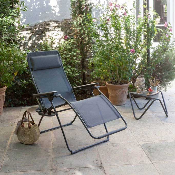 SDRAIO POLTRONA FUTURA DUO TOILE OBSIDIAN TITANE GRIGIA