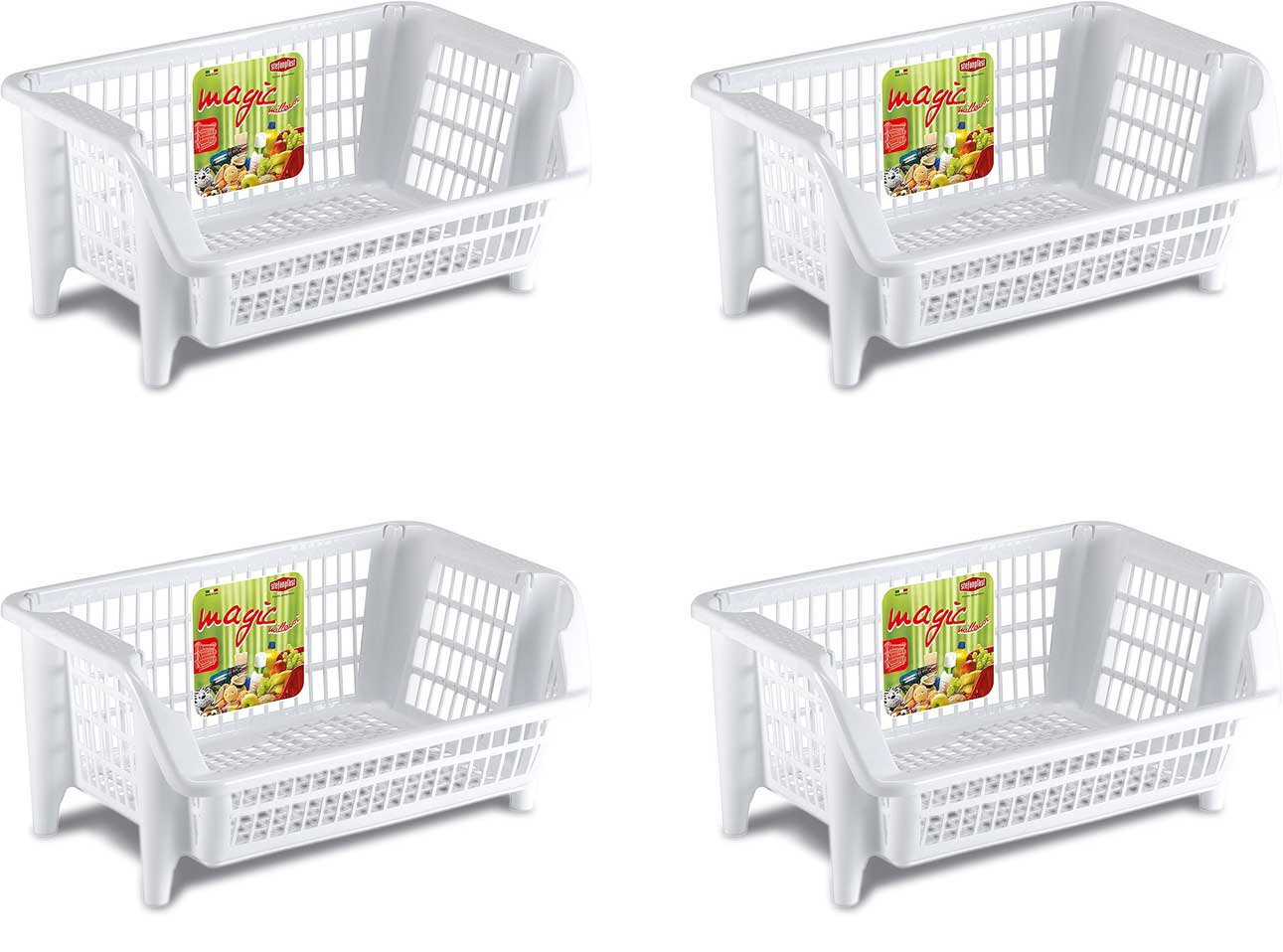OFFERTA 4 CESTELLI MAGIC MILLEUSI BIANCO