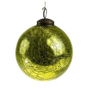PALLINA IN VETRO D.10CM SHINY VERDE