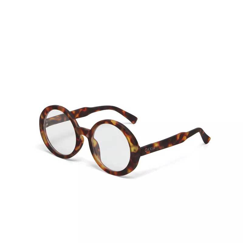 OCCHIALE DA LETTURA MODELLO LAURA COLORE CLASSIC HAVANA GRAD.+1.50 OKKIA