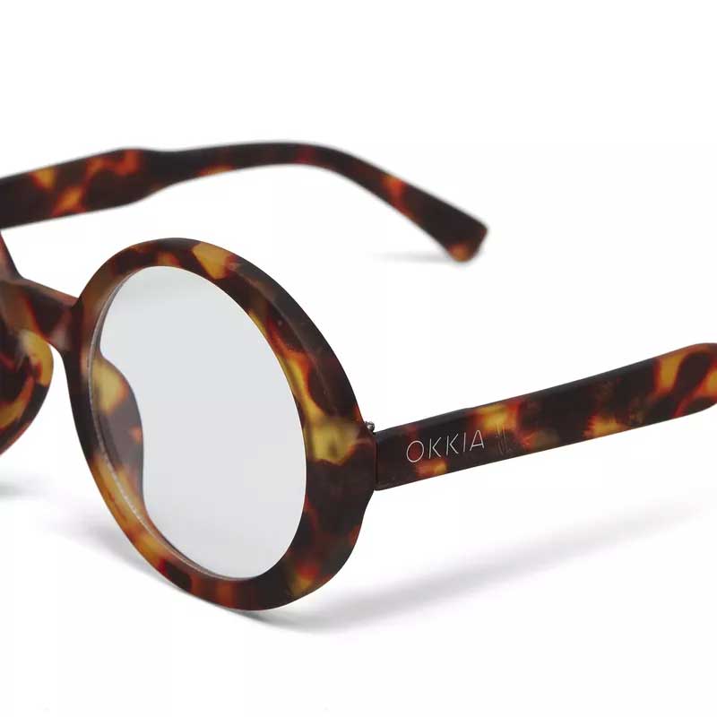 OCCHIALE DA LETTURA MODELLO LAURA COLORE CLASSIC HAVANA GRAD.+1.00 OKKIA