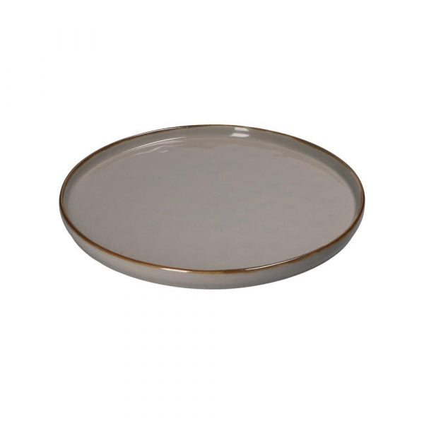 PIATTO TESO D.27 CM GRIGIO PERLA CONCERTO GLAM