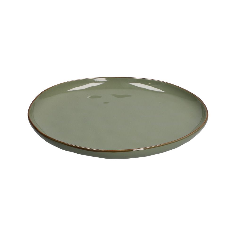 PIATTO PIANO VERDE OLIVA CONCERTO Ø27CM