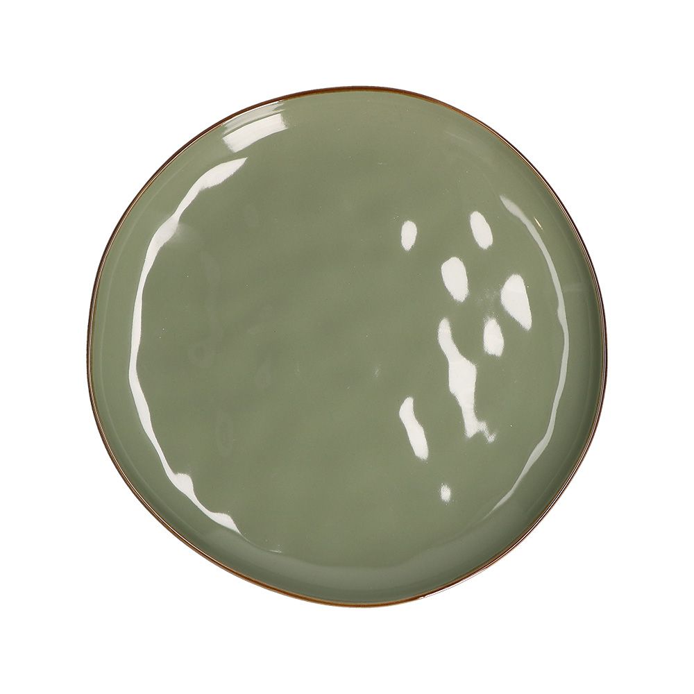 PIATTO PIANO VERDE OLIVA CONCERTO Ø27CM