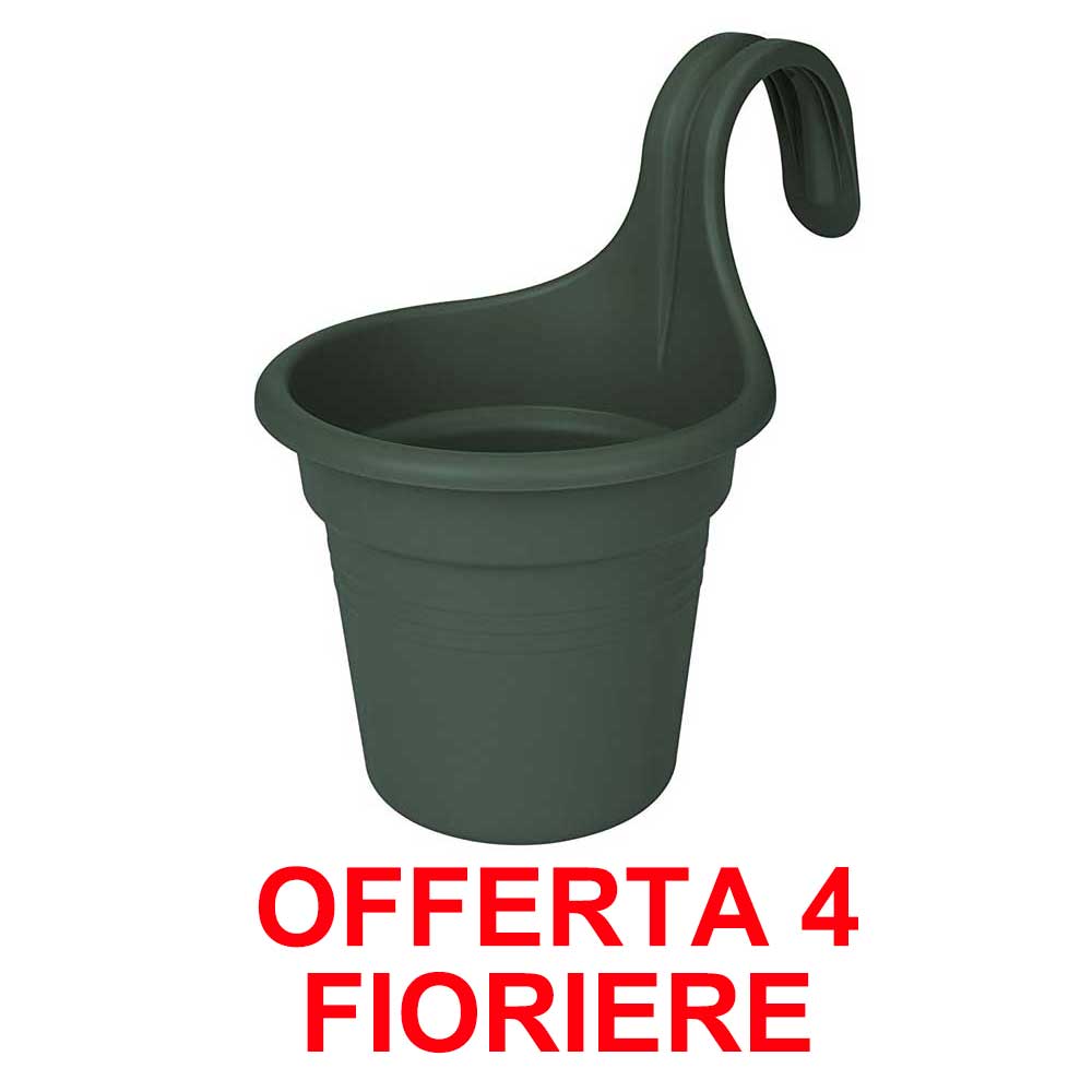 OFFERTA 4 FIORIERA GREEN BASICS EASY HANGER SMALL VERDE