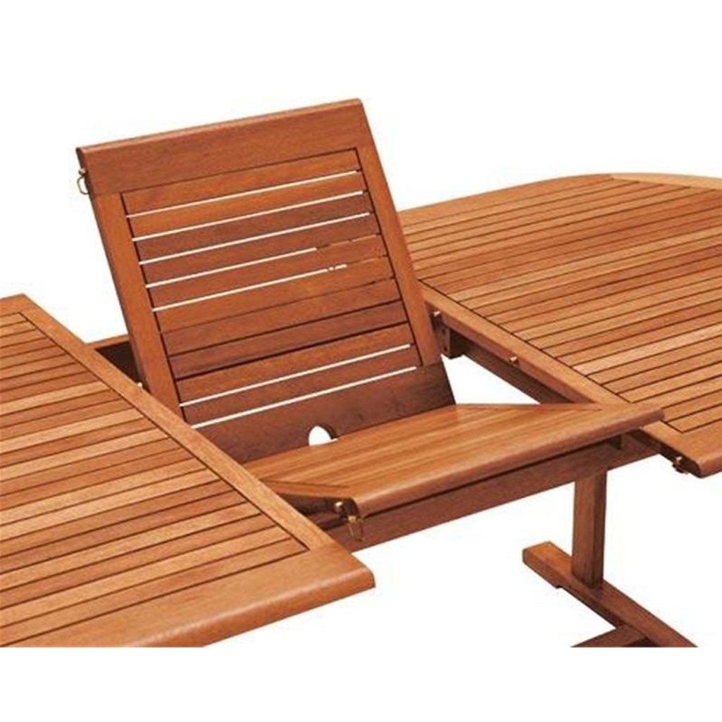 OFFERTA SET TAVOLO OVALE ALLUNGABILE 120/180X70CM + 4 SEDIE KERUING