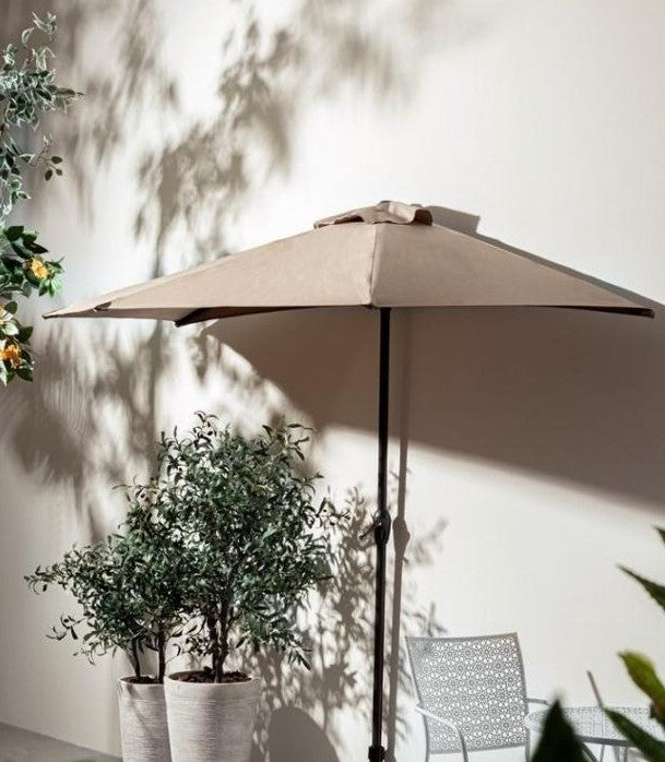 OMBRELLONE MEZZALUNA KALIFE Ø 270CM TORTORA