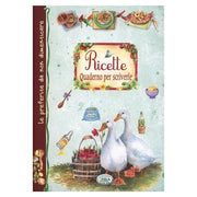 LIBRO QUADERNO PER SCRIVERE RICETTE