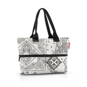 BORSA SHOPPER E1 BANDANA WHITE