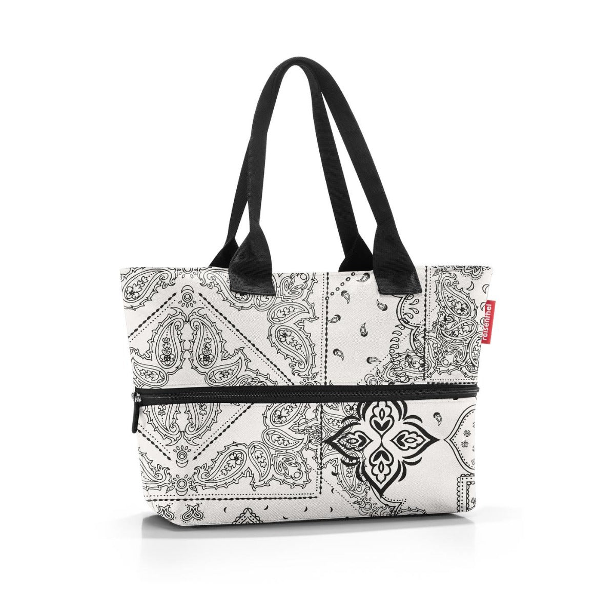 BORSA SHOPPER E1 BANDANA WHITE