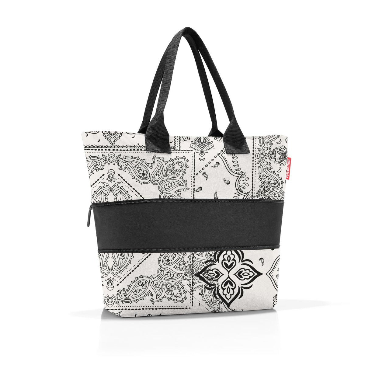 BORSA SHOPPER E1 BANDANA WHITE