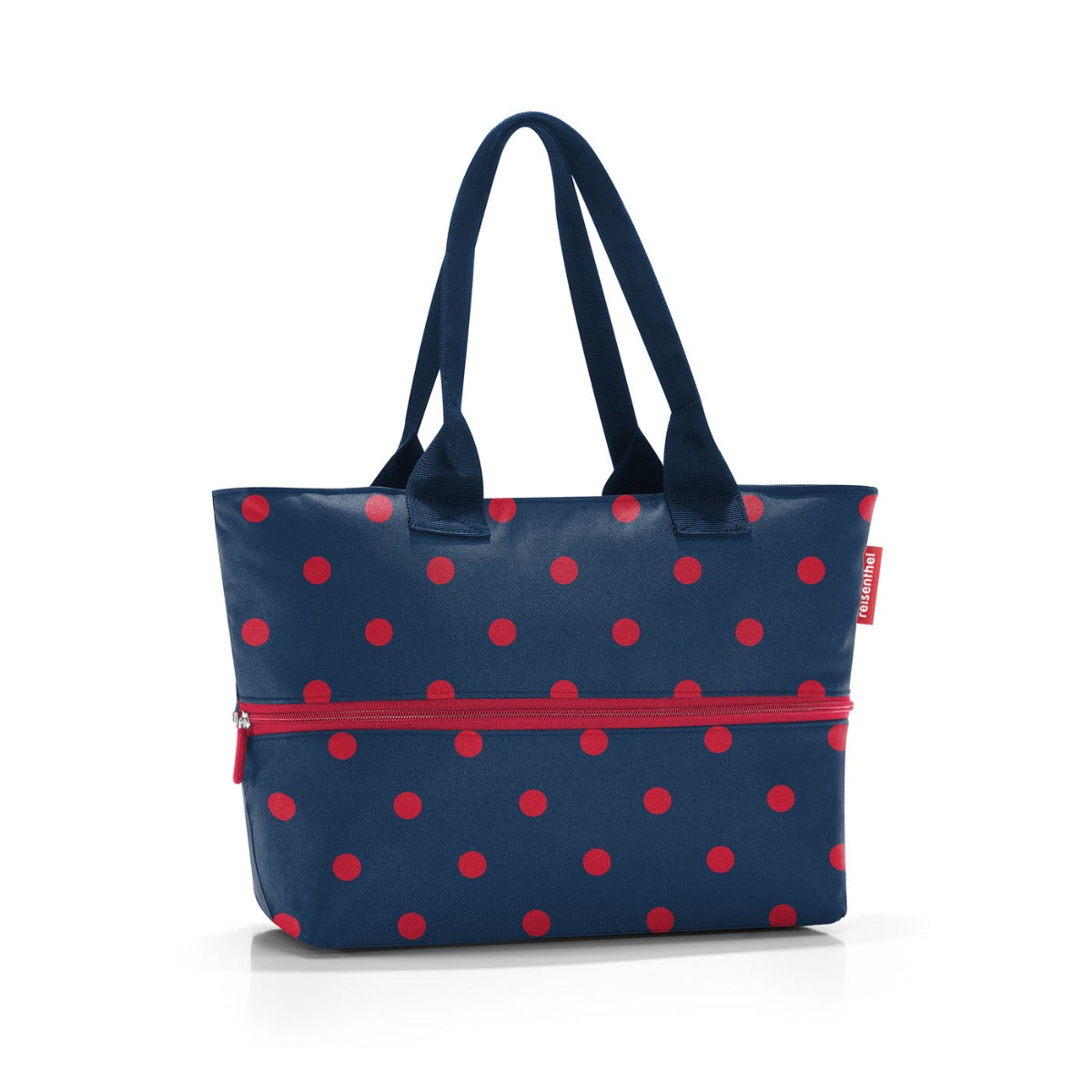 BORSA SHOPPER E1 MIXED DOTS RED