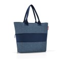 BORSA SHOPPER E1 TWIST BLU
