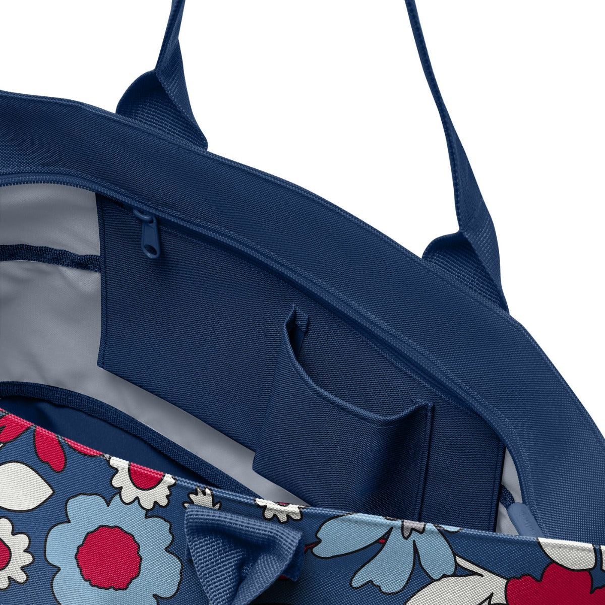 BORSA SHOPPER E1 FLORIST INDIGO