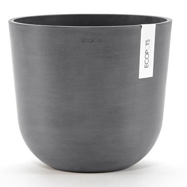 VASO ROTONDO OSLO GRIGIO D 35XH30CM