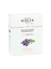 COFANETTO 2 RICARICHE PER DIFFUSORE AUTO CHAMP DE LAVANDE 125ML LAMPE BERGER