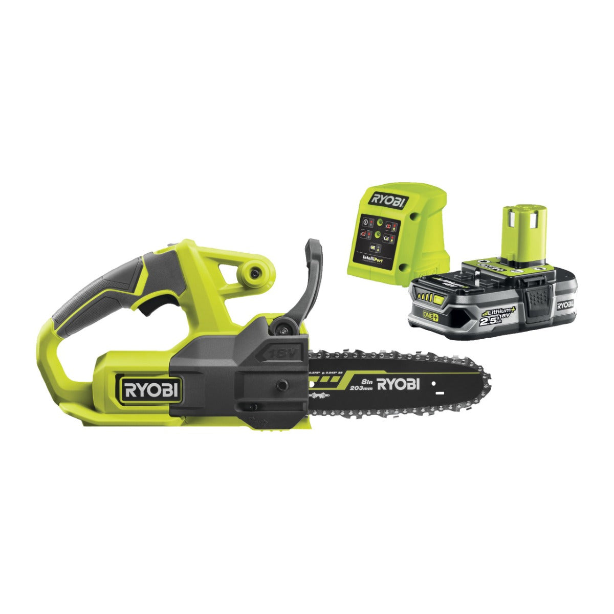 ELETTROSEGA COMPATTA 18V BARRA 20CM CON BATTERIA 2,5AH RYOBI - RY18CS20A-125