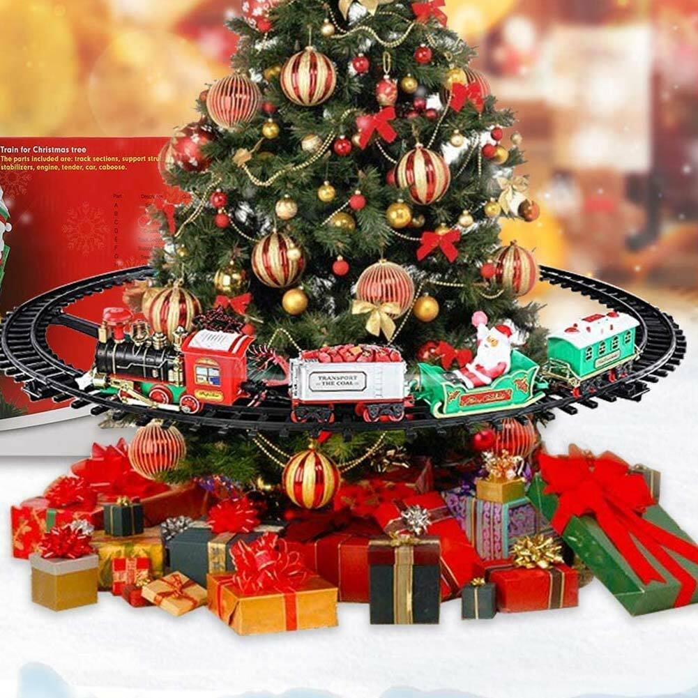 TRENINO PER ALBERO DI NATALE CON LUCI E SUONI