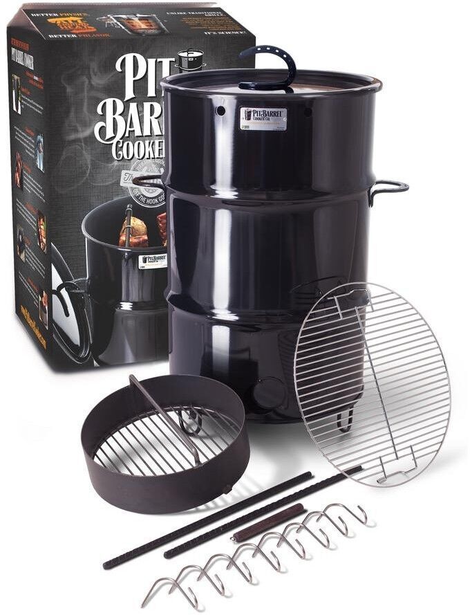 PIT BARREL BARBECUE AFFUMICATORE COOKER A CARBONE