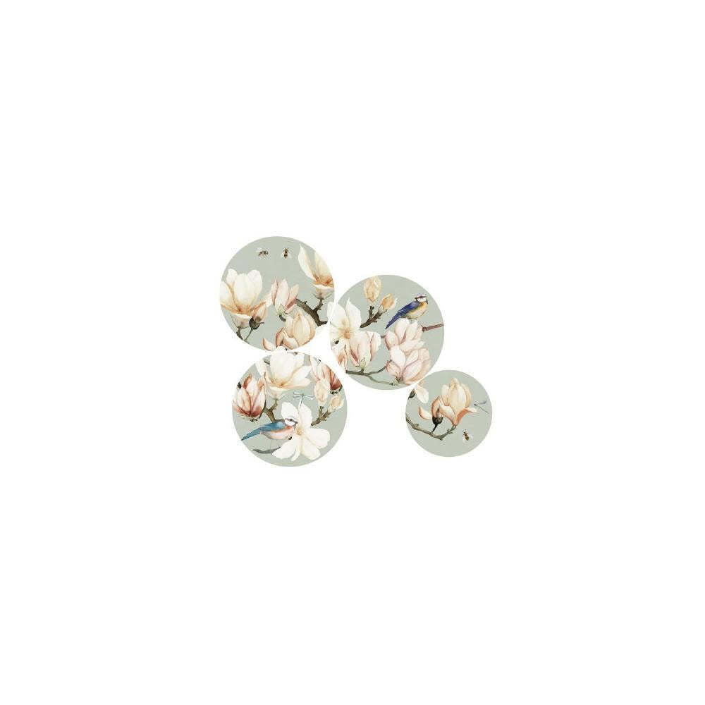 PIATTI DECORATIVI DA PARETE AMELIA, SET 4 PZ