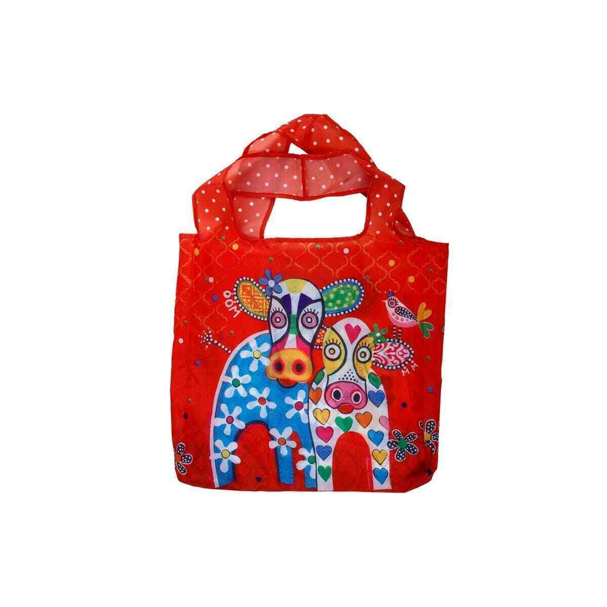 BORSA SHOPPER LOVE HEARTS ECO MUCCHE