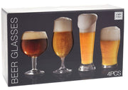 SET DI 4 BICCHIERI PER DEGUSTAZIONE BIRRA