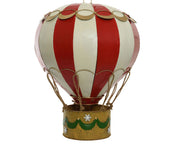 MONGOLFIERA BIANCA/ROSSA H.139CM APPENDIBILE