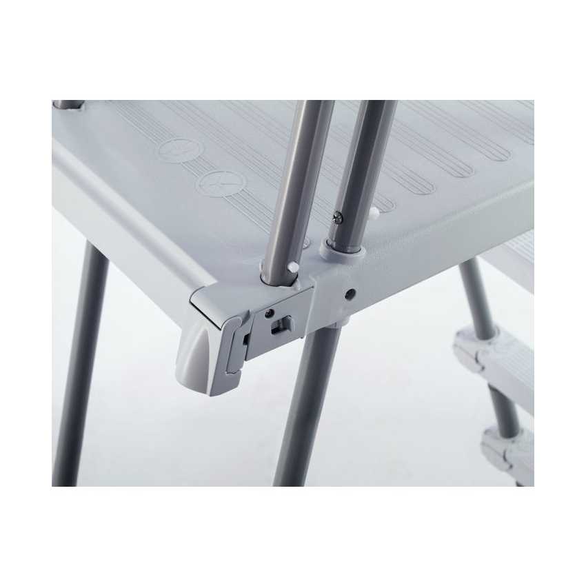 SCALETTA PISCINA 122CM CON GRADINI REMOVIBILI