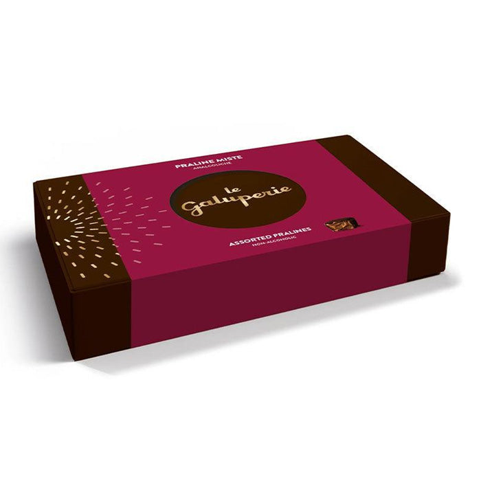 SCATOLA MAGNETICA PRALINE BASE LATTE E FONDENTE MISTE 500GR