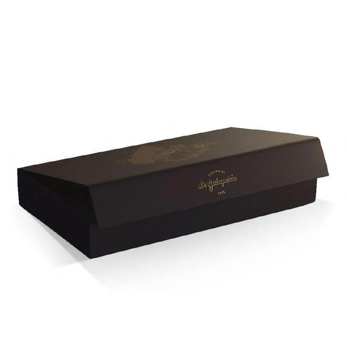 SCATOLA MAGNETICA PRALINE BASE LATTE E FONDENTE MISTE 250GR