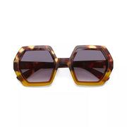 OKKIA OCCHIALE DA SOLE PREMIUM ESAGONALE EMMA HAVANA YELLOW OKKIA