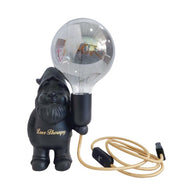 LAMPADA DA TAVOLO NANO NINO NERO SCRITTA "F**K"